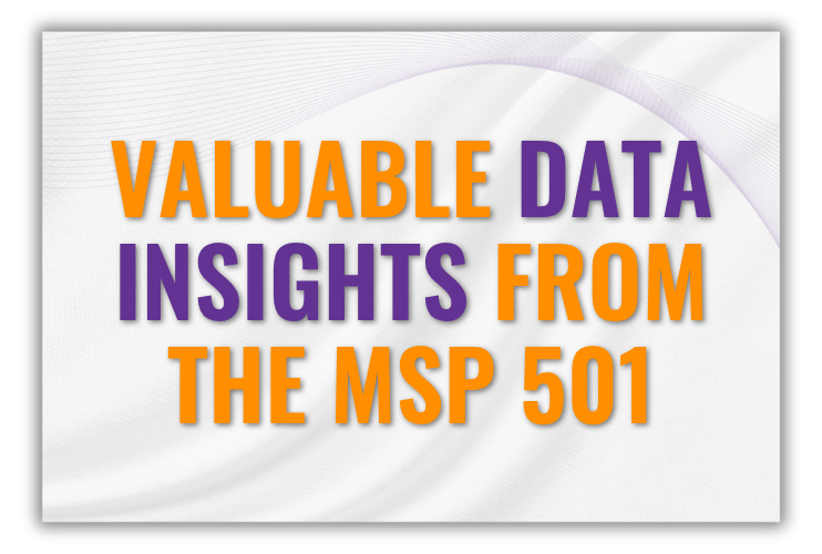 Valuable data insights from the MSP 501