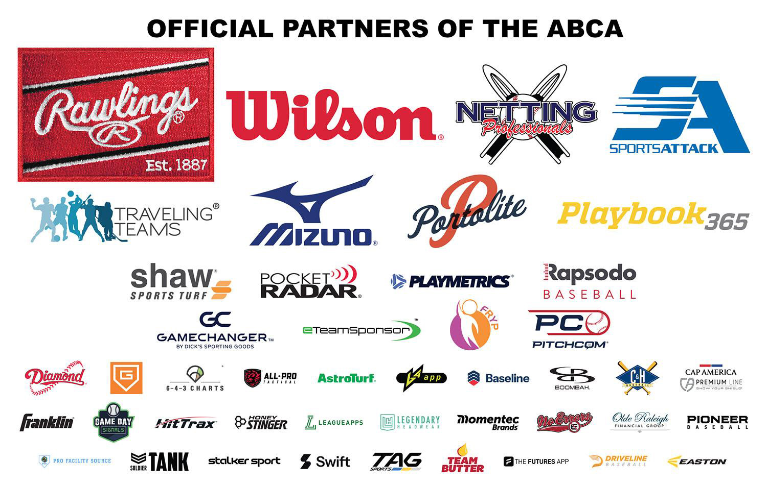 ABCA Official Partner Logos
