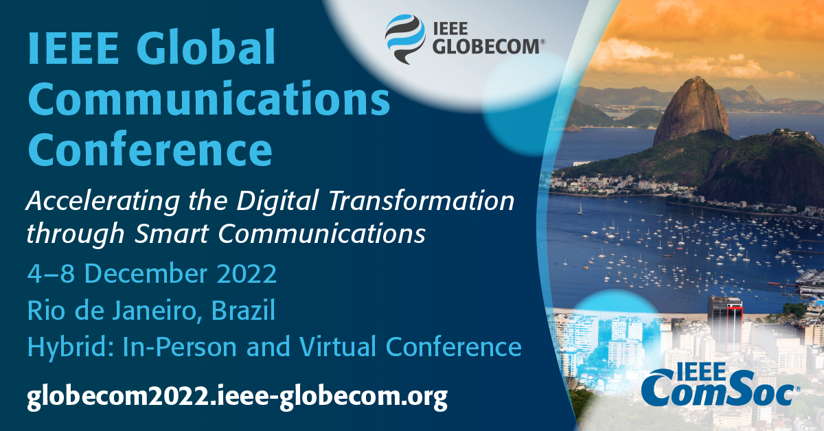 Join us for GlobeCom 2022!