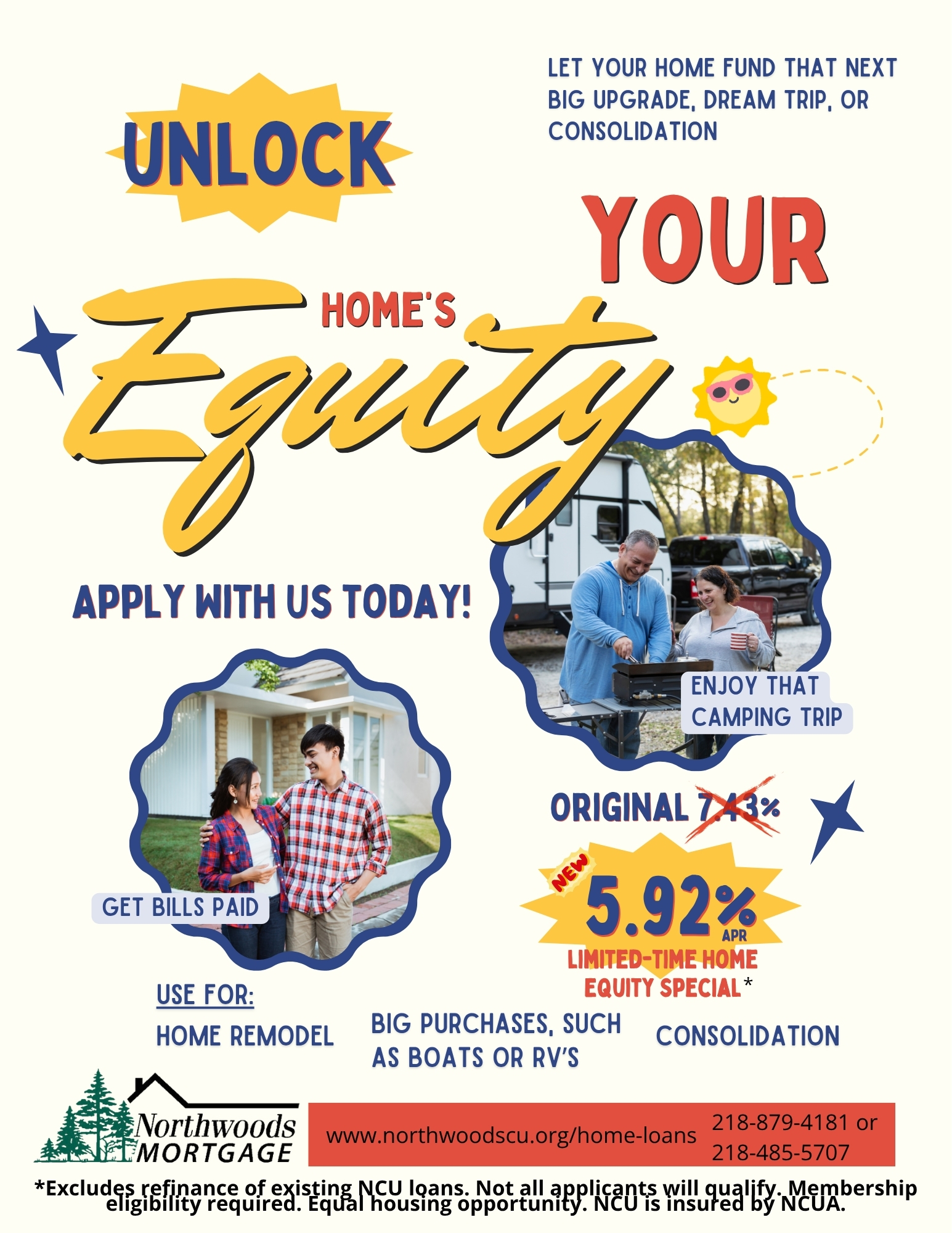 Home Equity Loan Promo at NCU. Apply Today!