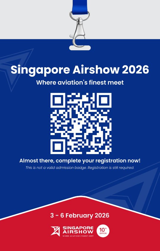 Singapore Airshow 2026 Banner