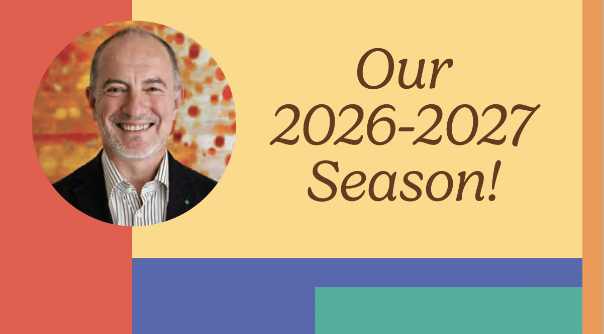 Rossen Milanov and text - Our 2026-2027 Season!