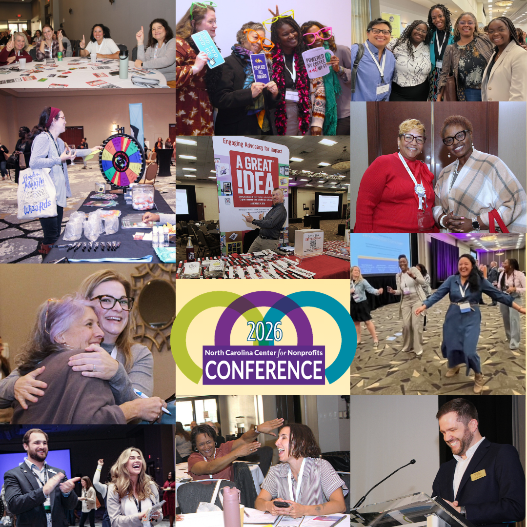 Collage of photos from past Conference for NC Nonprofits.