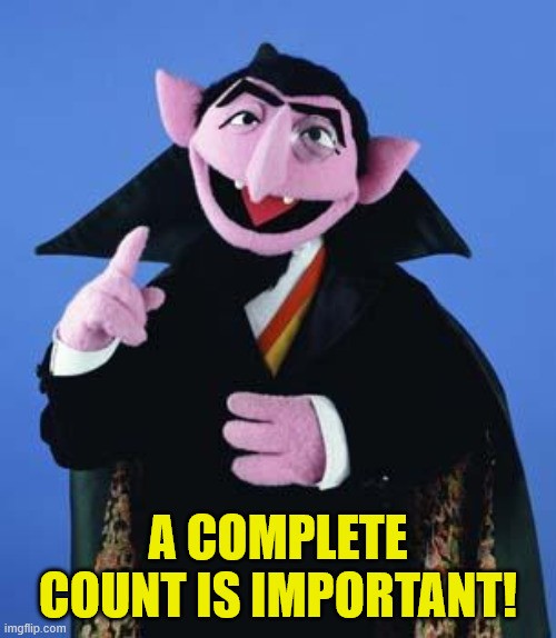 Meme with Sesame Street character The Count with text that reads, 
