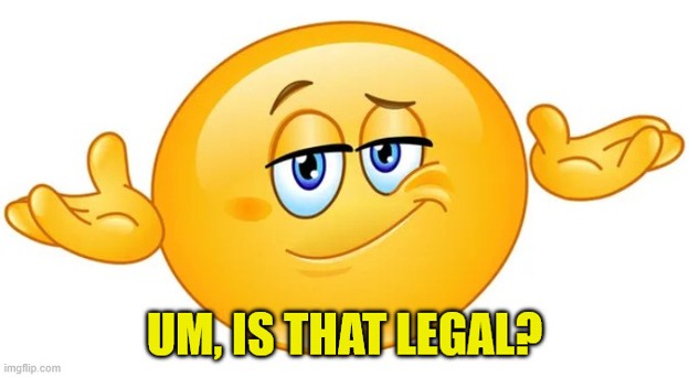 Cartoon yellow circle with face and two hands raised. Text reads 