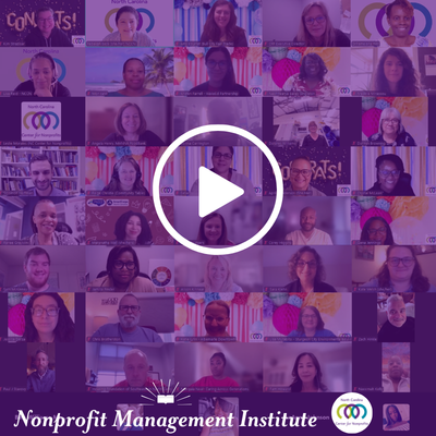 Screenshot of the graduating class of the spring 2026 Nonprofit Management Institute.