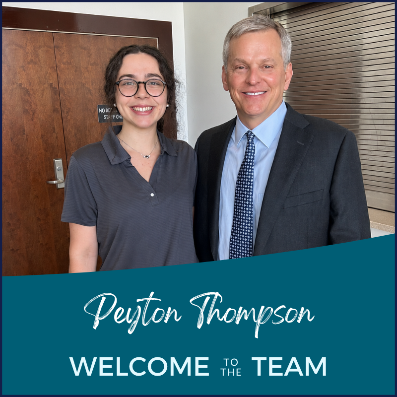 Photo of Peyton Thompson and NC Governor Josh Stein at a recent nonprofit conference.
